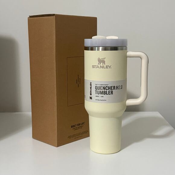 NWT Stanley 40oz Cream Quencher H2.0 FlowState Tumbler - Picture 1 of 7
